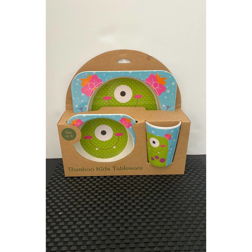 Bamboo Kids 3 piece Tableware